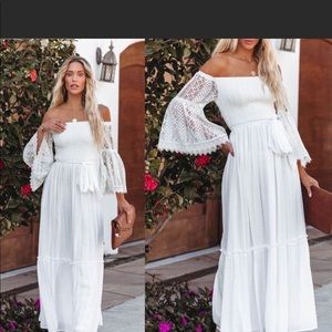 Vici White Bohemian Dress
